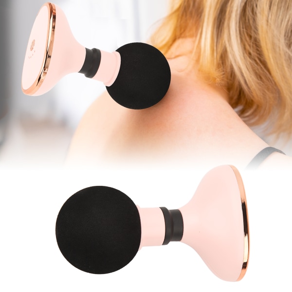 Mini Massager 5 Gears Vibration Slap af Muskler Lindre Træthed Håndfladestørrelse Bærbar Muskel Massager Pink