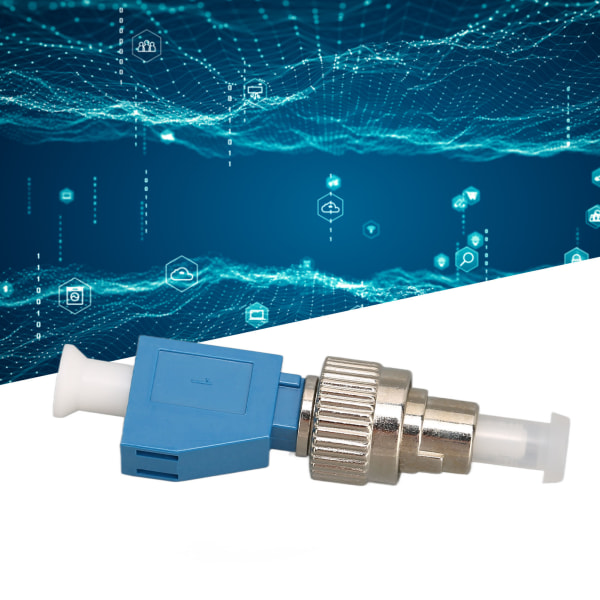 2 stk feilsøker fiberadapter FC hann til LC hunn SM 9/125 hybrid gjenbrukbar lavtap fiberoptisk adapter for VFL CATV