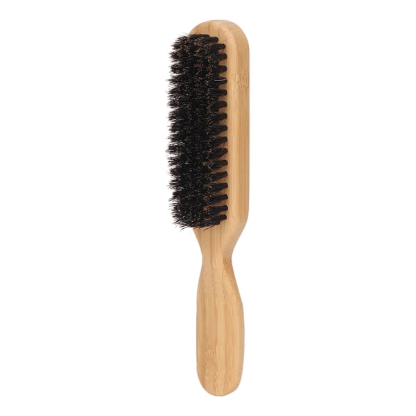 Barberbørste Bambushåndtak Herre Skjegg Myk børstekam Styling Rengjøringsverktøy for frisørsalong L