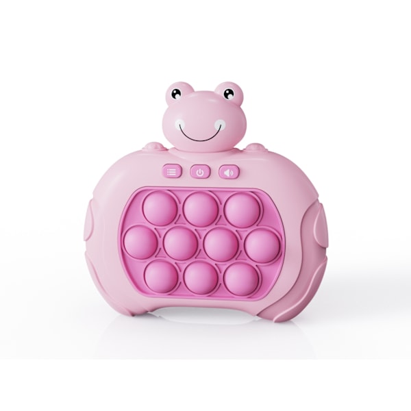 POP IT leketøy fidget stressreduserende aktivitetsleke Pink Frog 190