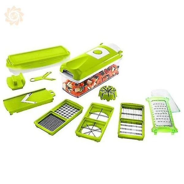 Nicer Dicer Plus -vihannesleikkuri vihanneksille ja hedelmille