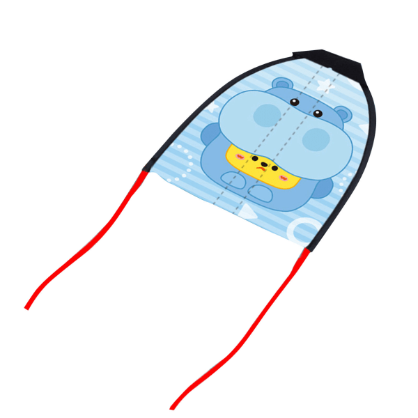 Katapult drage børnegummibånd Elastisk glidende lille drage udendørs sportslegetøj drage flodhest