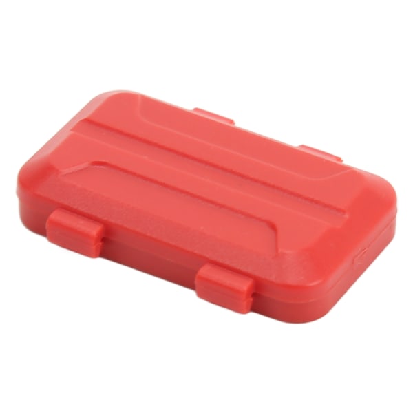RC Side Tool Box Professional High Simulation RC Car Tool Box for AXIAL SCX24 1/18 1/24 RC Car Red
