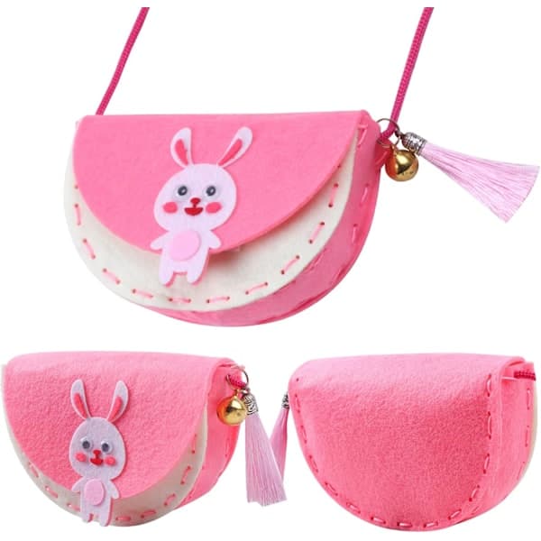 DIY Craft Kit for Girls (Pink Rabbit), Compatible with Various Brands