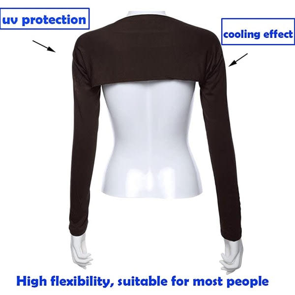 4 Par Kylsjal för kvinnor, Anti-UV Arm Sleeve Solskydd La
