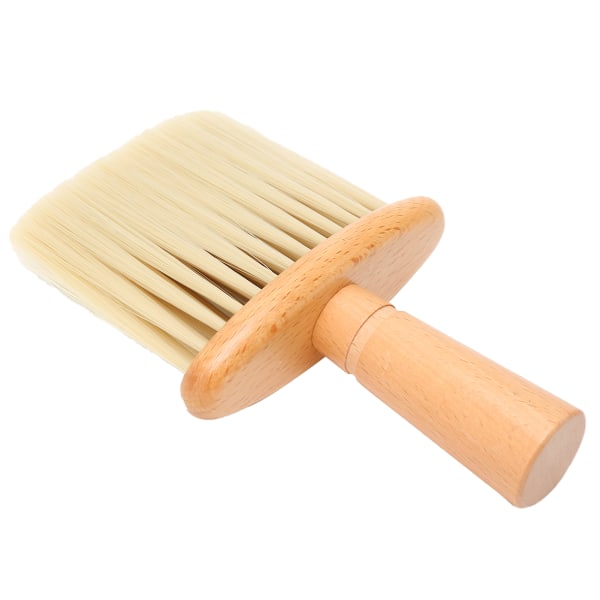 Barber Hair Skjegg Skjærebørste Profesjonell ansiktsrengjøring Hårbørste Hals Duster BrushBeige