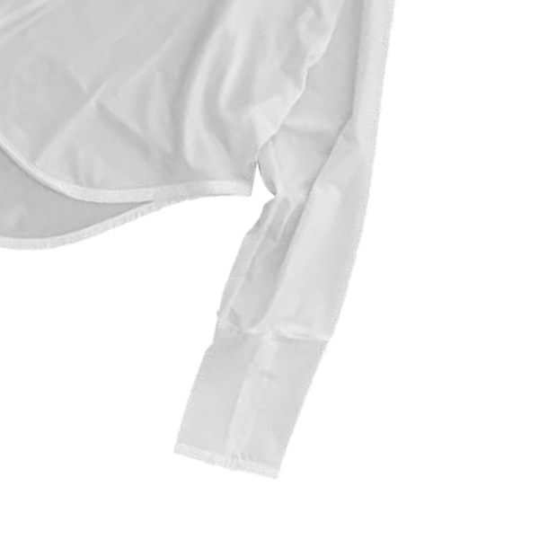 Børne solbeskyttende hættetrøje Åndbar is silke langærmet børn UV solbeskyttende tøj til drenge piger hvid