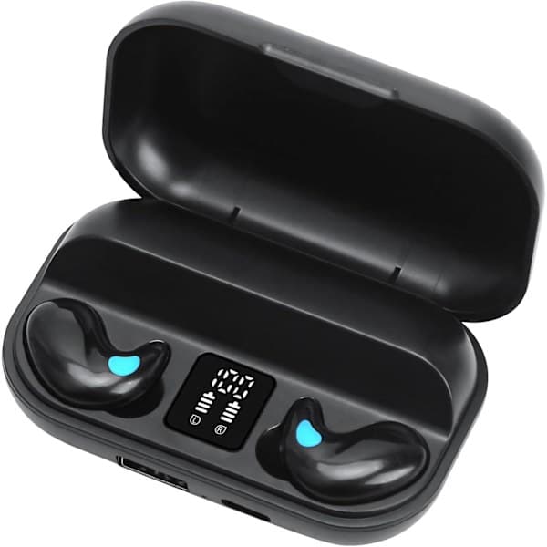 Mini usynlige mindste Bluetooth-øretelefoner i øret trådløse til søvn, trådløse søvnøretelefoner, støjreducerende høretelefoner