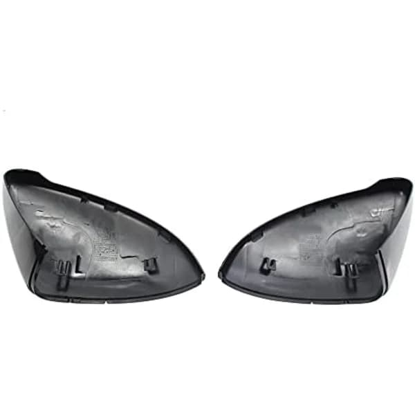 Kompatibel med Golf 7 Mk7 7.5 Gtd R L E-Golf Sidespejlskapper 2013-2017 Blank Sort