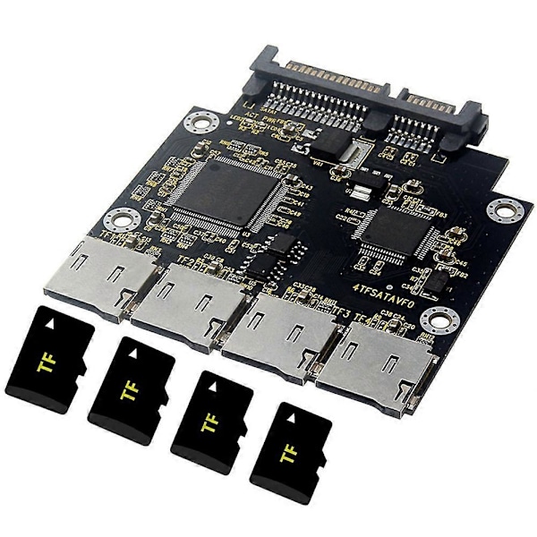 2,5 tuuman 4 TF - SATA -sovitinkortti, itse tehty SSD-puolijohdeasema.pa