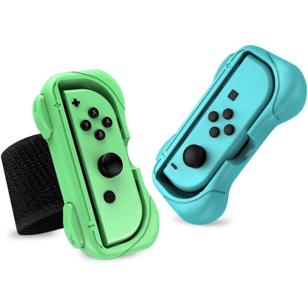 2 Armband Switch Dance 2020 for Nintendo Switch, JoyCon Justerbart Elastisk Armband Armband for Nintendo Switch Games