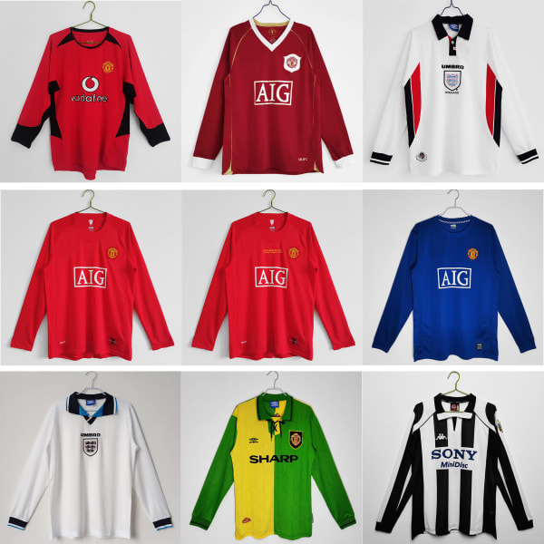 Retrolegend 07-08 Manchester United Bortaliga Tröja Lång K XL