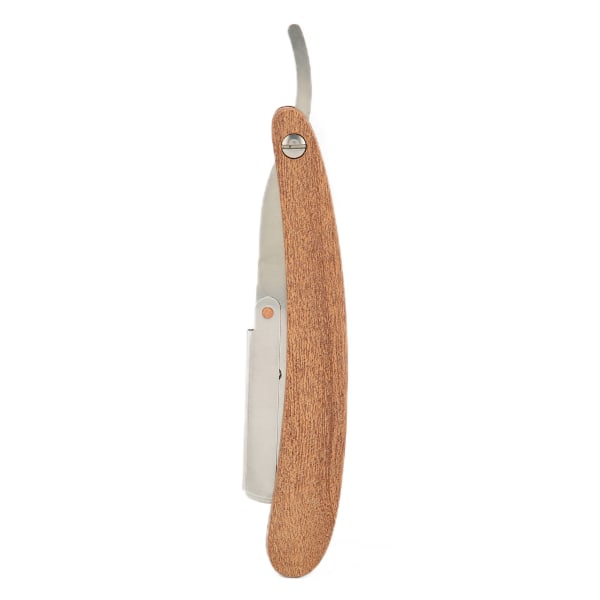 Retro rakhyvel Professionell rakkniv i rostfritt stål med rak kant för män och kvinnor