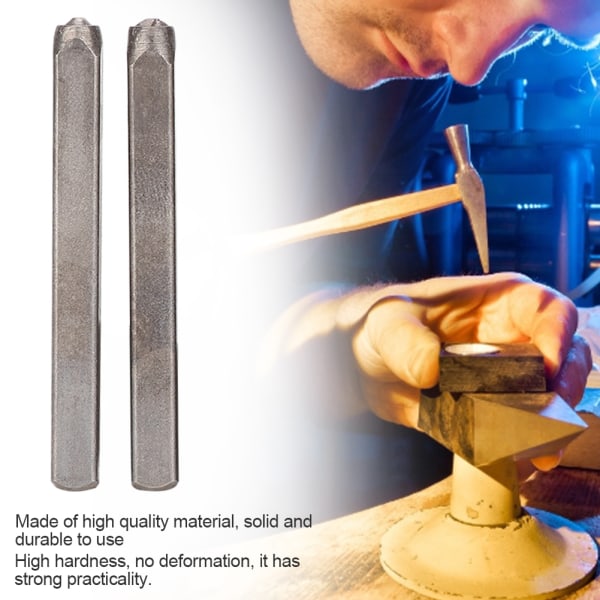 Stempelsæt gravering nummer 1-9 Smykkestempling stanseværktøjssæt (2,5 mm)
