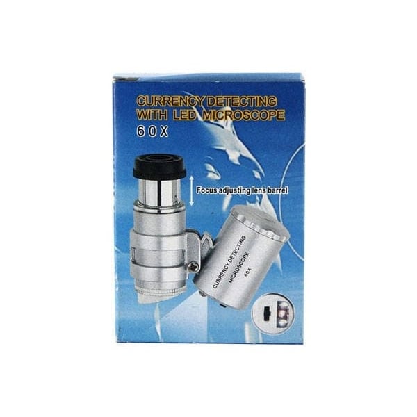 Lup / UV Mikroskop - 60x Forstørrelse & LED-lampe—pa