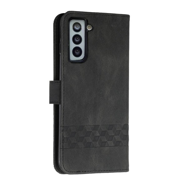 Etui til Samsung Galaxy S22 5G PU Læder Pung Telefonetui Med Kortholder Flip Folio Kompatibel med Samsung Galaxy S22 5G Etui Sort