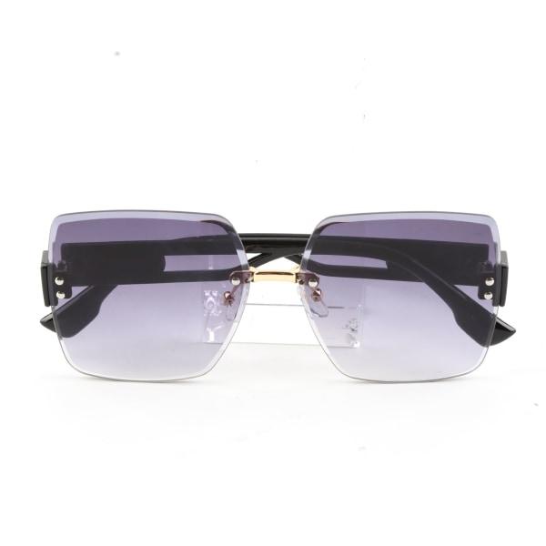 Solglasögon Dam Trendiga körglasögon UV-skyddsglasögon Båglösa solglasögon