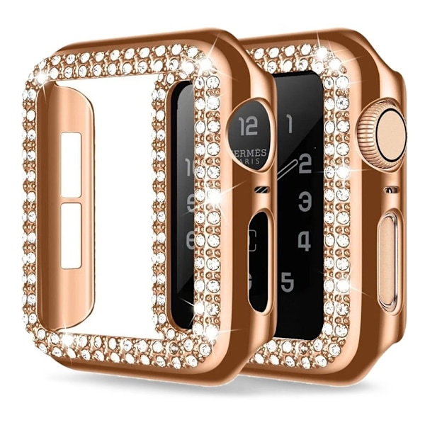 För Apple Watch Case iWatch Frame Cover ROSE GOLD 44MM rose gold rose gold 44mm