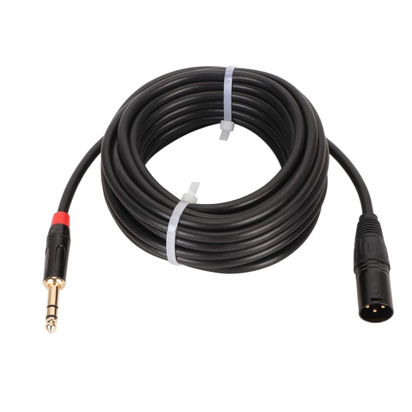 XLR hane till 1/4 tum TRS-kabel balanserad 3-stifts XLR hane till kvartstums TRS-kontaktkabel Mikrofonkabel 26.2FT