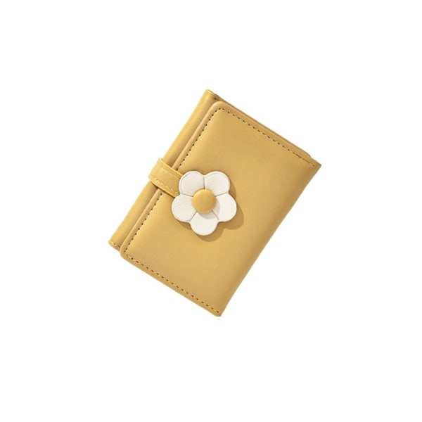 Naisten lompakkokorttikotelo KELTAINEN Keltainen Yellow