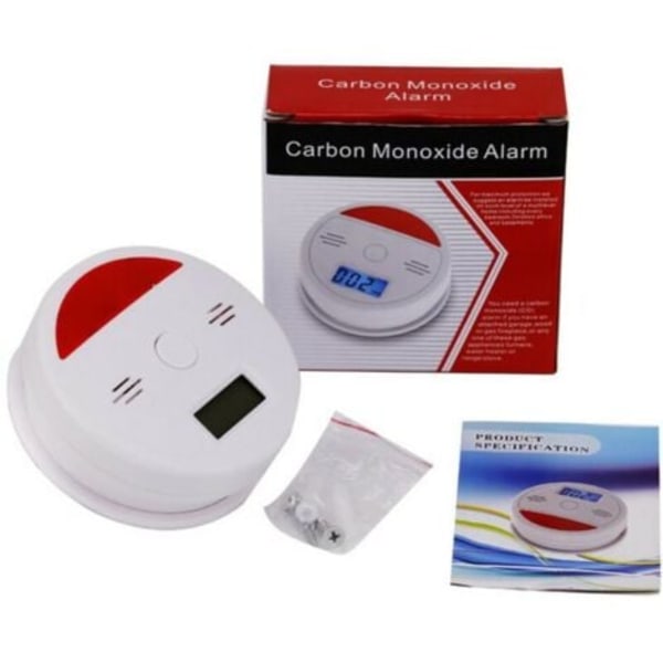 Gassdetektor, Plug-in Detektor for Propan/Butan/Metan-lekkasje, Uten batteri--.pa