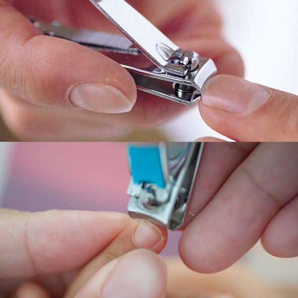 Negleklippere i rustfrit stål - Ergonomisk design - 7,4 cm - Til børn og voksne