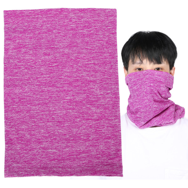 Mænd Kvinder Ansigtstørklæde Vinter varmt ansigtstørklæde med indbygget lomme til filter (lilla)