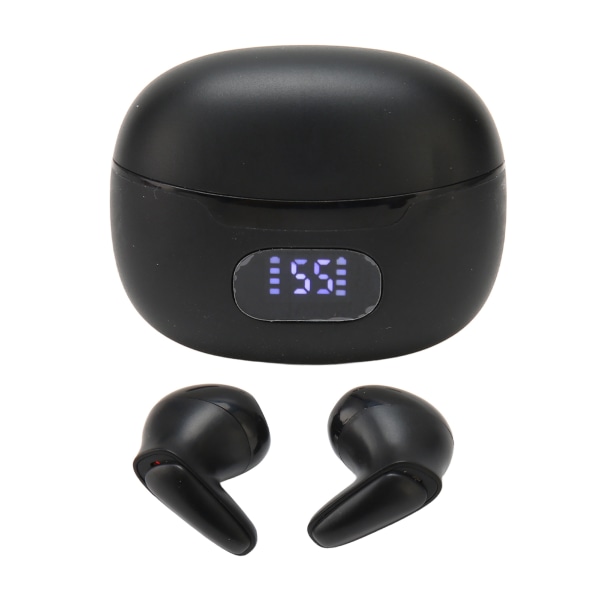 Bluetooth kuulokkeet monitoimiset HiFi-stereoäänenvaimennus langattomat urheilukuulokkeet LED-digitaalinäytöllä musta