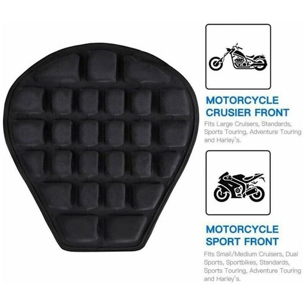 Motorcykelsittdyna Gel Sitsdyna Motorcykeldyna röd.PR red