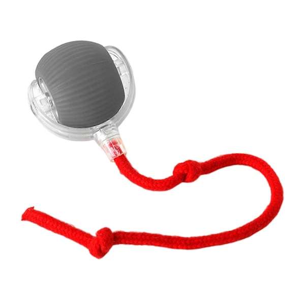 Automatic Cat Ball with Obstacle Avoidance - Interactive Toy for Cats Grey
