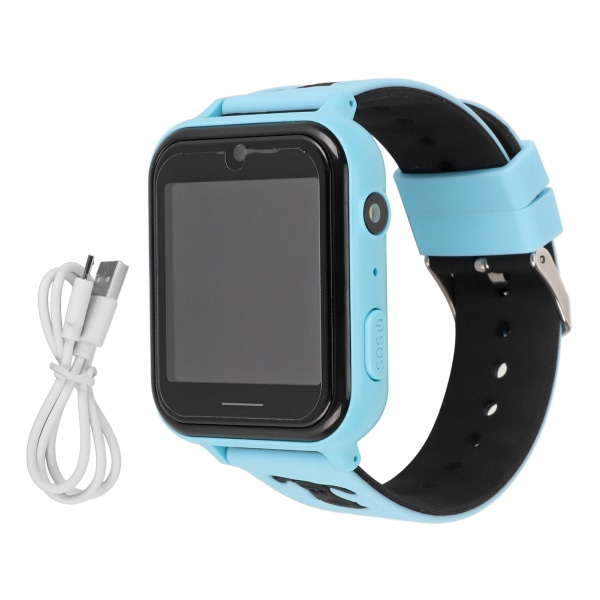 Kids Smart Watch 2G GSM Smart Watch med 1,54 tommer IPS HD farveberøringsskærm til at foretage telefonopkald SOS-alarmer Tage billeder Optagelse af musikspil