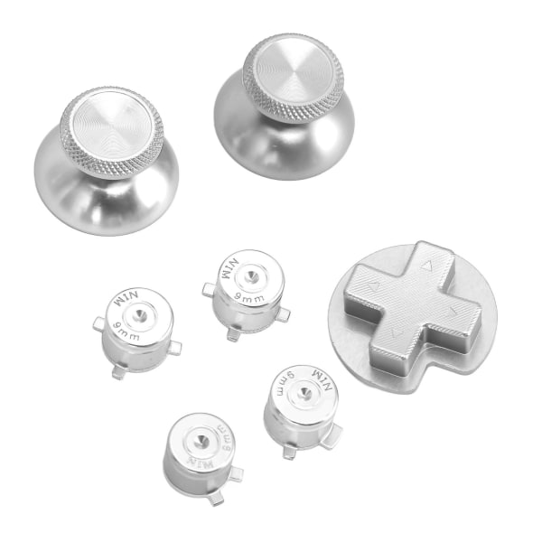 för Switch Pro Metal Button DIY Ersättnings Spelkontroller Metallknapp för Switch Pro Gamepad Silver