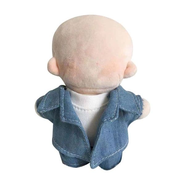 1 Set 10 cm Dockkläder Mode Bomullsjacka Jeans Kläder Kostym