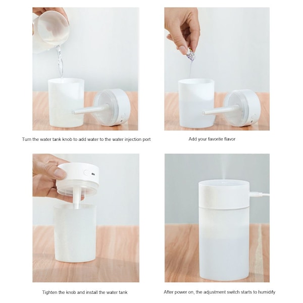 Mini Luftfukter Essential Diffuser ROSA