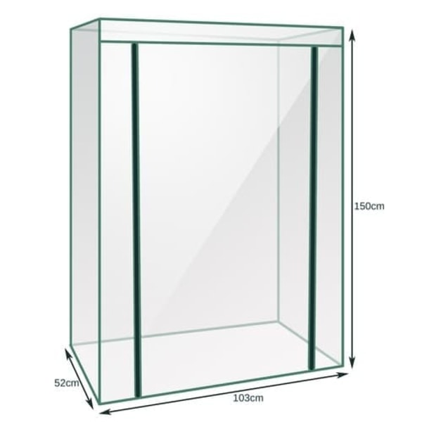 Mini Greenhouse - 5 Shelves - 150x103x52 cm—pa