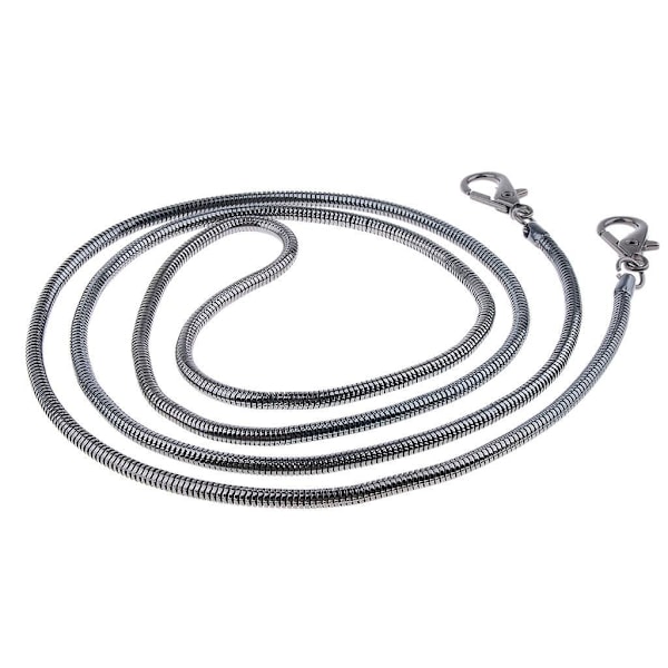 1/2 120 cm Kvinnor Retro Metallkedja Handväska Handväska Handväska Rem DIY Väska 1Set