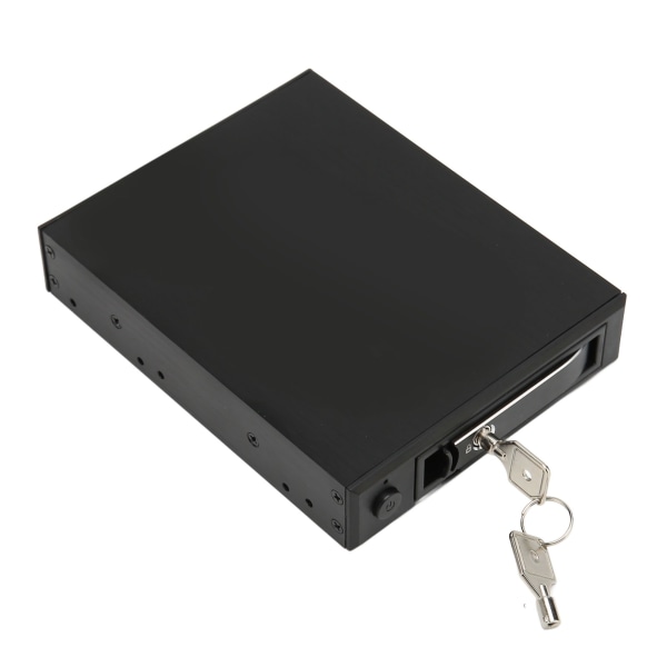 2,5 tommer SATA HDD-kabinet 6 Gbps aluminiumslegering mekanisk låsefunktion SSD-kabinet med LED-indikator til computer
