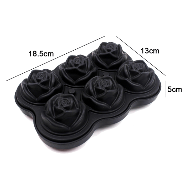 Rose Isbitbrett, Gjenbrukbar Rund Isform Rose, for