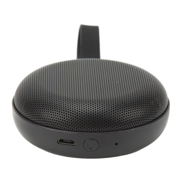 BT Speaker ABS Vandtæt Mini Størrelse Bærbar USB Opladning BT Speaker for Home Outdoor Sort