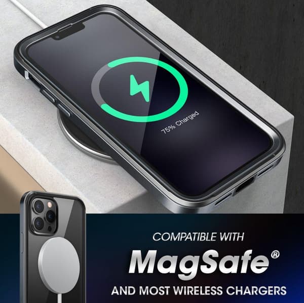 Supcase iPhone 13 Pro Kuori Unicorn Beetle Edge Pro Musta