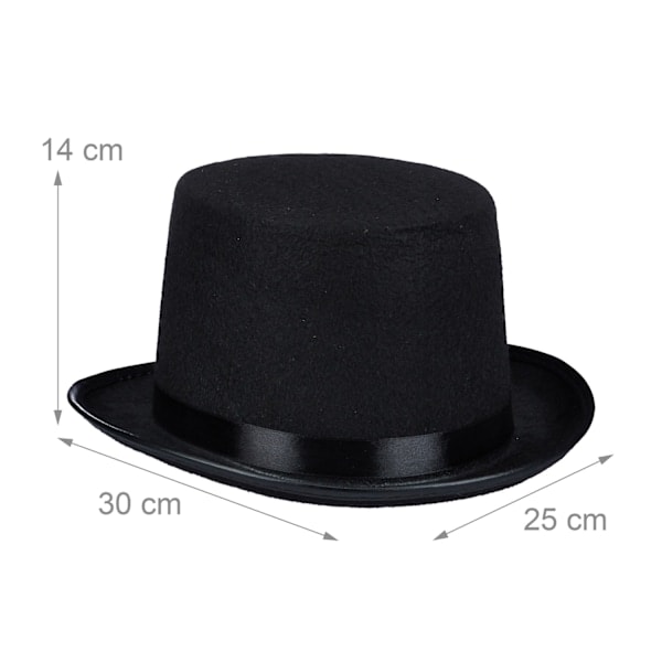 Hög hatt svart