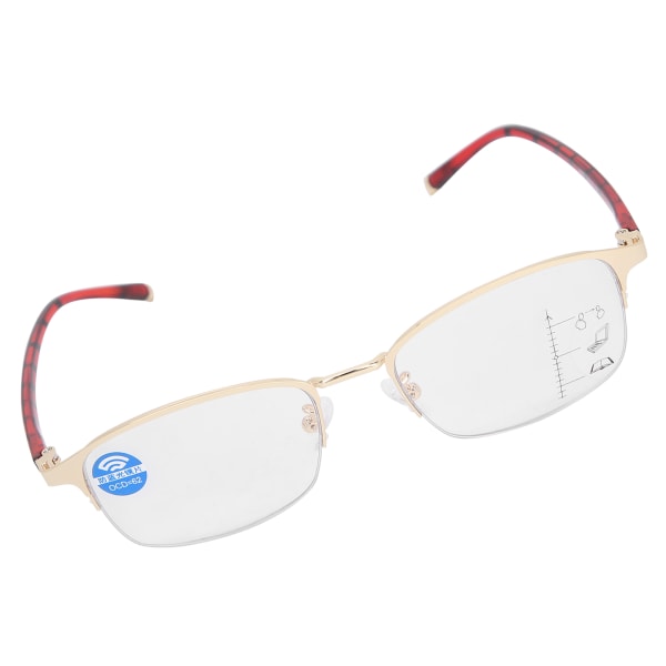 Anti-trötthet blått ljusblockerande lins Läsglasögon unisex män kvinnor äldre glasögon(+150 )