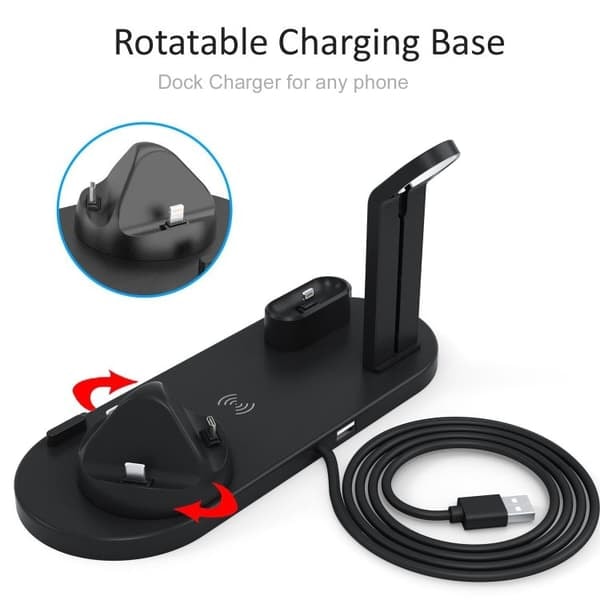 Ladestasjon for Mobil, Apple Watch & AirPods - Induksjon—pa