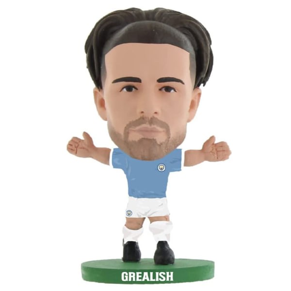 Manchester City FC Jack Grealish SoccerStarz fotbollsfigur Blå/Vit One Size