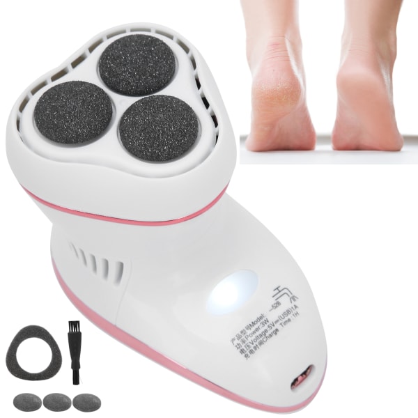 Vacuum Callus Dead Skin Remover Electric Foot Files Pedikyyri Jalkahiomakone Jalkojenhoitotyökalu Vaaleanpunainen