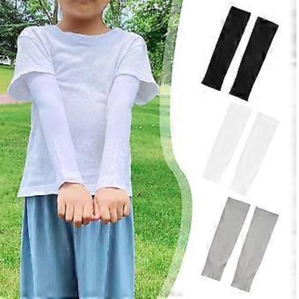 1 Par Barn Anti-UV Sommar Kylande Armskydd Flickor Solskydd Snabbt
