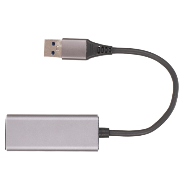 USB til RJ45-adapter 1 Gbps Plug and Play Bærbar aluminiumslegering USB til Ethernet-adapter for bærbar PC-nettbrett