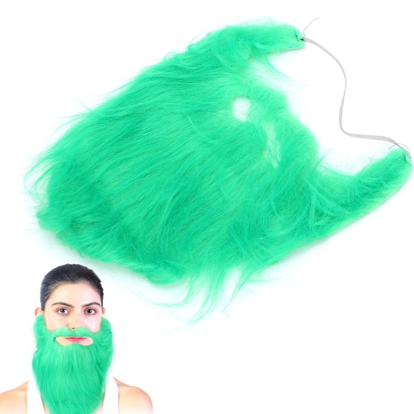 Fake Beards Green Novelty Simulation Cosplay Costume Bart for Halloween Party