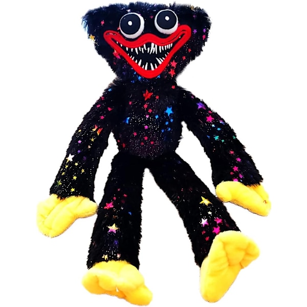 Huggy Wuggy Plyschfigur ~40cm Hög Black Svart