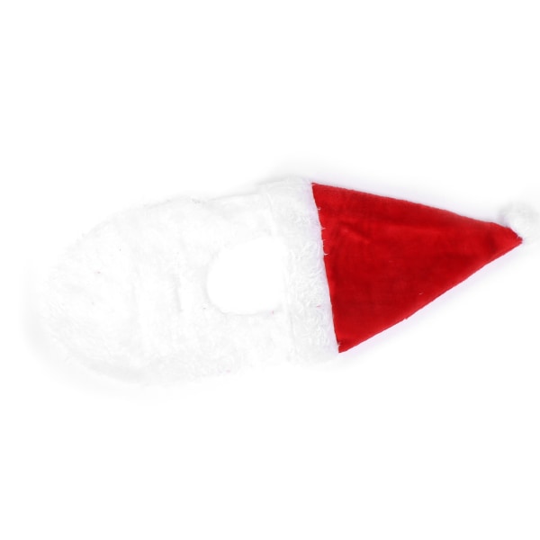 Joulupukin partaasu Cosplay-simulaatio, valkoinen valeviikset jouluksi
